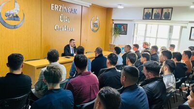 Ülkü Ocakları Erzincan İl Başkanlığı tarafından gençlere yönelik olarak düzenlenen
