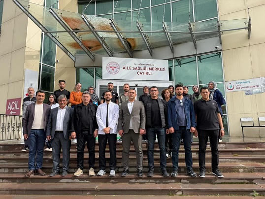 Erzincan İl Sağlık Müdürlüğü Sağlık Hizmetleri Başkanlığı tarafından Otlukbeli ve