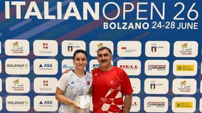İtalya’nın Bolzano kentinde düzenlenen YONEX Italian Open 2026 turnuvasında ülkemizi