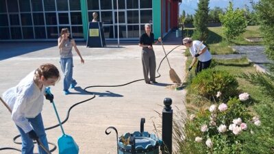 Erzincan Binali Yıldırım Üniversitesi bahçesinde İl Milli Eğitim Müdürlüğü bünyesinde