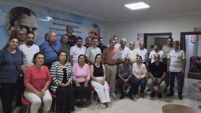 Cumhuriyet Halk Partisi (CHP) Erzincan İl Başkanlığı'nda gerçekleştirilen istişare toplantısının