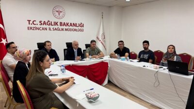 Erzincan İl Sağlık Müdürü Dr. Cihan Tekin'in katılımıyla, "Evde Sağlık
