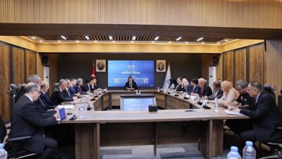 Erzincan Valisi Hamza Aydoğdu başkanlığında, vali yardımcıları ve birim amirlerinin
