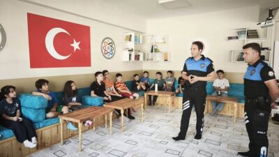 Erzincan İl Emniyet Müdürlüğü Toplum Destekli Polislik Şube Müdürlüğü personelleri,