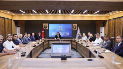 Erzincan Valisi Hamza Aydoğdu başkanlığında, Vali Yardımcısı ve İl Özel