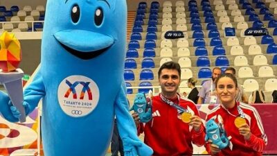 İtalya’nın Taranto kentinde düzenlenen 2026 Akdeniz Oyunları’nda mücadele eden Erzincanlı