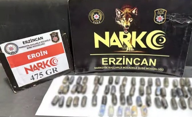 Erzincan’da uyuşturucu madde ticareti ve sevkiyatının önlenmesine yönelik yürütülen çalışmalar