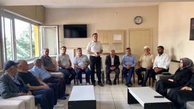 Erzincan İl Müftü Vekili Rahmi Elen, beraberindeki şube müdürleri, başvaiz,