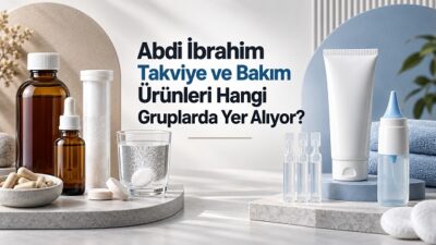 Abdi İbrahim kategori sayfasında yalnızca klasik vitamin ürünleri bulunmuyor. Listede
