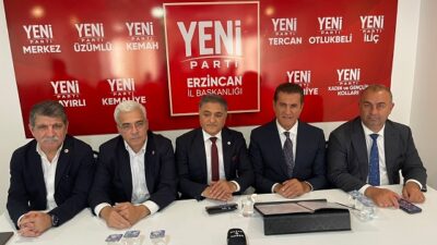 Yeni Parti Erzincan Milletvekili Mustafa Sarıgül, Kocaeli Milletvekili Prof. Dr.