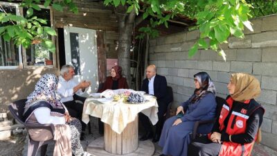 Erzincan’da kahraman gaziler ve ailelerine yönelik ziyaretler aralıksız devam ediyor.