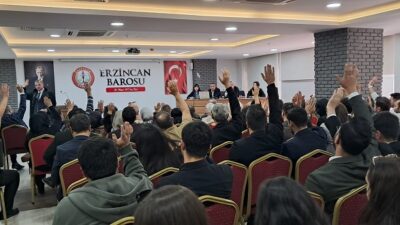Erzincan Barosu’nun 27’nci dönem başkanlık seçiminde mevcut başkan Av. Emre
