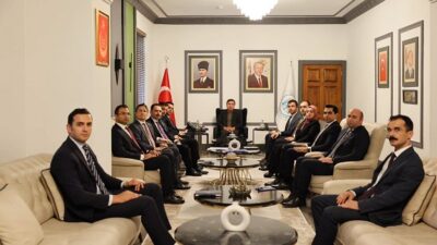 Erzincan Valisi Hamza Aydoğdu başkanlığında, vali yardımcıları ve ilçe kaymakamlarının