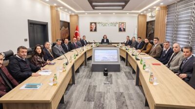 Erzincan Valisi Hamza Aydoğdu başkanlığında gerçekleştirilen toplantıda, İl Özel İdaresinin